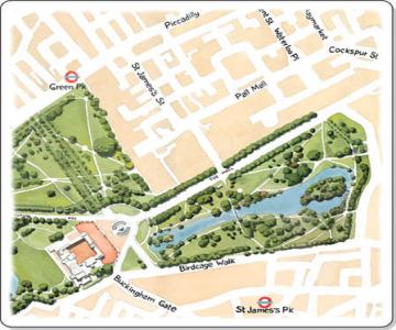 St James Park map