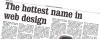 RED HOT NAME IN WEB DESIGN