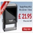 Trodat Printy Stamp 4913 50% off.