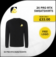 3x Pro RTX Sweatshirts