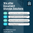 We offer Document Storage Solutions - The Hill Company