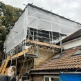TEMPORARY ROOFING SCAFFOLD